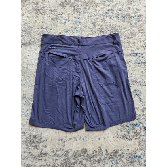 Women's Columbia Omni Shield Long Shorts (Navy) - Picture 1 of 3
